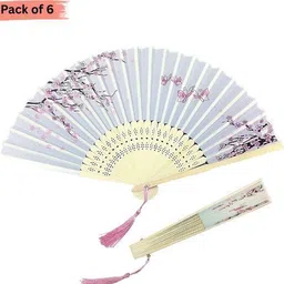 amaco Wooden Hand Chinease/Japanese fan Handmade Bamboo Hand Held Fan AW 353-picture-15