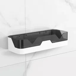 heermex Self-Adhesive Bathroom Rack, Bathroom Shelf Organizer, Wall Mounted Shelf Plastic Wall Shelf-picture-36