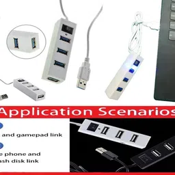 ANJO Wired Keyboard-Wireless Mouse-Mouse Pad-USB Hub 2.0-LED Combo Set image 4
