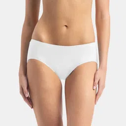 jockey 1802 Women Hipster White Panty image 1