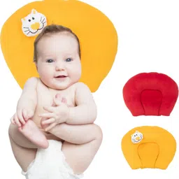 white bubble Rai Dana Baby Pillow, Newborn Head Shaper Anti Flat Takiya Mustard Seeds Solid Baby Pillow Pack of 1-picture-32