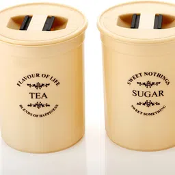 Plastic Tea Coffee & Sugar Container - 850 ml-image-5