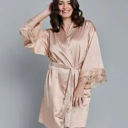 cotovia Beige Medium Bath Robe-picture-11