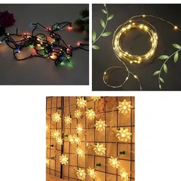 124 LEDs 15 m Multicolor Steady Strip Rice Lights-image-47