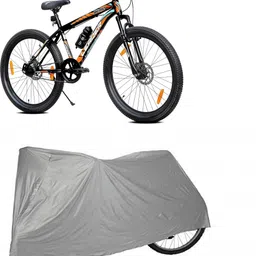 ss gupta traders Water,Dust,Heat Resistant Bicycle Cover for Leader Beast 27.5T (Silver NSC036) Bicycle Cover Free Size-picture-22