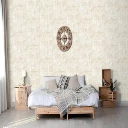 Tempo White PVC High Wash Resistant Wallpaper Roll-image-70