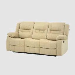 royaloak Melaka Manual 3 Seater Recliner In Beige Color image 4