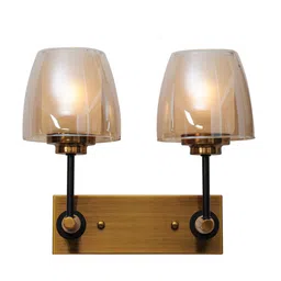 kapoor lampshades Nelson Antique Brass Metal Wall Sconces image 3