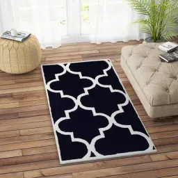 imperial knots Blue Abstract Wool 3ft x 5ft Hand Tufted Carpet-picture-12