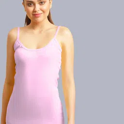 FBAR Pack Of 2 Non Padded Pure Cotton Long Camisoles image 2