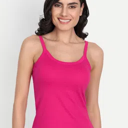 T.T. Pearl Pack Of 4 Non Padded Pure Cotton Camisoles image 4