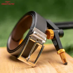 red tape Men Formal, Casual Black, Brown Genuine Leather Reversible Belt-picture-30