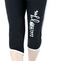 IGSTITCH Women Black Capri-picture-13