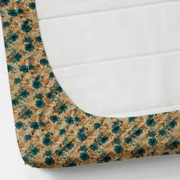 jai bun Cotton Blend Double Fitted (Elastic) 390 TC Printed Bedsheet image 5