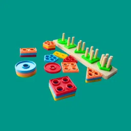 golden rose Geometric Shape Sorter Puzzle Toy Shape Matching Blocks Color LC03.2705 Geo-picture-12
