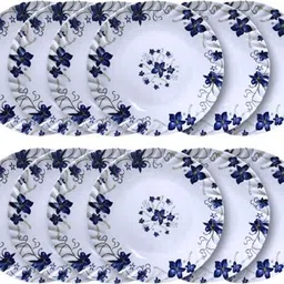 ROUND SMART (505)( 7 INCH )HALF DINNER PLATE SET 12 PCS OF MELAMINE Dinner Plate-image-2