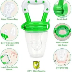 mikoniko MIKO-FOOD-FEEDER-FRUIT-PO1-GRN Soother image 2