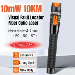 balrama 10KM 10mW Visual Fault Locator Fiber Optic Cable Tester VFL Telecom Laser Light Pipe Locator-picture-26