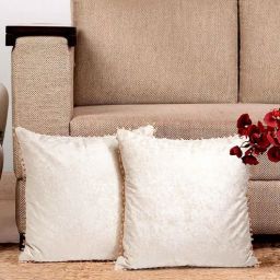 hosta homes White Solid 24 X 24 Inch Cushion Covers (Set Of 2)-picture-42