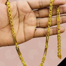 rkb sales 1gm gold plated High Quality Indian Polished chain men Gold-plated Plated Alloy Chain-picture-19