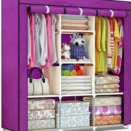 flipkart perfect homes studio PP Collapsible Wardrobe image 2