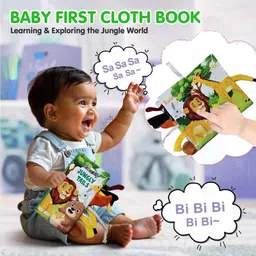 kidology Baby Books 0-6 Months | High Contrast Tummy Time Sensory Touch & Feel Toy Gift image 5
