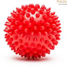 petjoy Hard Spike ball for dogs | Color may Vary Rubber Ball For Dog & Cat-picture-28