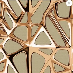 angeet Cotton Double Fitted (Elastic) 210 TC Checkered Bedsheet image 2