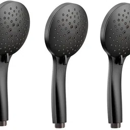 Parryware hand shower 3 - Modes, matt black with Hose & clutch set of 3 pic 087 shower-picture-21