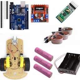 DIY Smart Robot Car with Arduino Uno, HC-05 Bluetooth, L298N Motor Driver Educational Electronic Hobby Kit-image-33