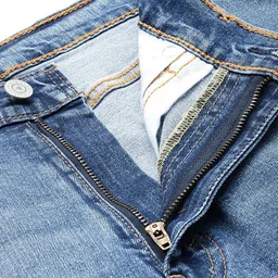 levi's 505 Men Straight Fit Mid Rise Blue Jeans image 4