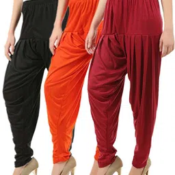 ikhlas Viscose Rayon Solid Patiala-picture-25