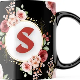gift4you Printed Alphabet " S " Coffee, Birthday Gift for Girlfriend, Wife, Boyfriend Ceramic Coffee Mug-picture-10