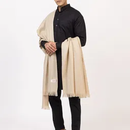 Pashgiri Wool Solid Men Shawl image 2