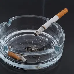 idona creation Clear Glass Ashtrays, Round Ash Trays Clear Glass Ashtray-picture-48