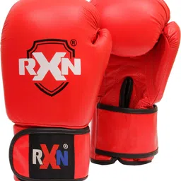 Competition Boxing Gloves All Leather Red 8 oz Boxing Gloves-image-94