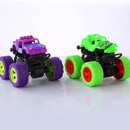 happybive 4x4 Stunt Monster Trucks for Kids|Push and Go Friction Powered Stunt Cars|097-picture-22