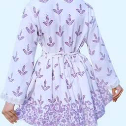 apsarah Women Cotton Blend Ethnic Top Palazzo Set image 2