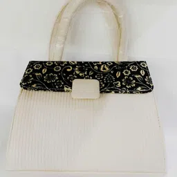 sheen aura Formal Cream Clutch-picture-10