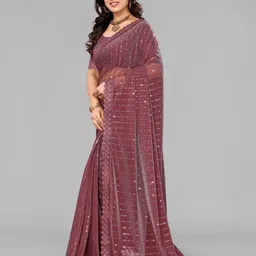 sakifashion Digital Print Daily Wear Lycra Blend Saree image 3