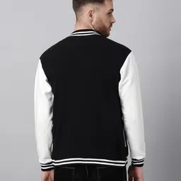 hiba Men Colorblock Varsity Jacket image 2