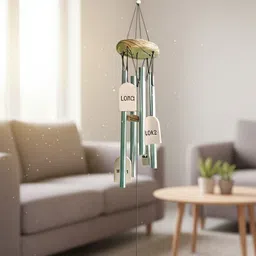 giftshub WALL HANGING DECORATIVE ITEMS WINDCHIME HOME DECOR GIFT ITEMS POSITIVITY Decorative Showpiece - 20 cm image 1