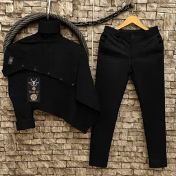 black deer Men Cotton Blend Shirt Pant Set image 1