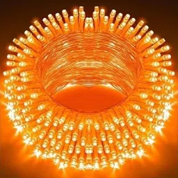 nkxik 35 LEDs 10 m Multicolor Steady Strip Rice Lights image 1