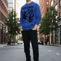 moda rapido Men Full Sleeve Printed Sweatshirt image 2