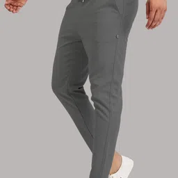 gajavu Pack of 2 Men Solid Blue, Grey Track Pants image 3