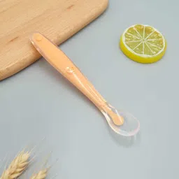 drisona' Silicone Baby Self Feeding Spoon 1 Pcs with Ultra Soft Tip 4 M+ - Silicone-picture-18