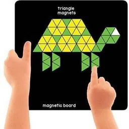 sr toys New Magnetic Puzzles : Triangles For kids (250 Pieces) image 2
