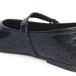 elle Women's Perforated Mary Jane Comfort Flat with Adjustable Buckle Bellies For Women image 5