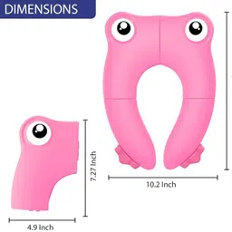 vaastudristi Baby Seat Foldable Full-Pink Potty Seat image 5